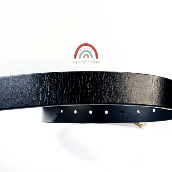 New! J. Crew Oval Buckle Leather Belt - Picture 8 of 10